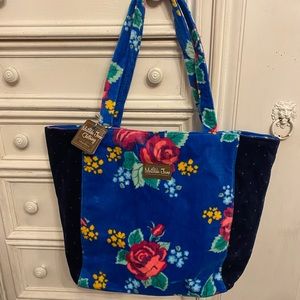 Matilda Jane Terri-cloth beach bag navy floral NWT